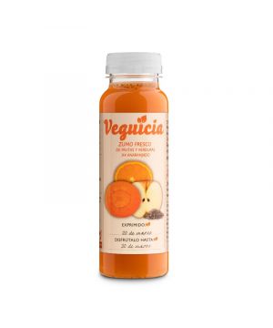 Zumo Fresco Manzana Zanahoria Naranjas Y Chia De 250 Ml.