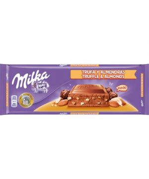 Chocolate Milka Trufa Y Almendras 300 Grs