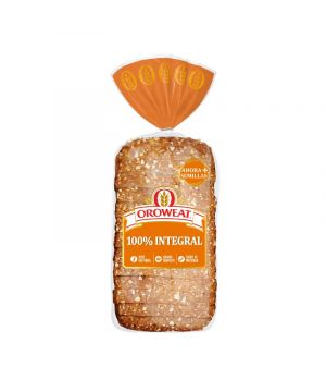 Pan Oroweat Bimbo 100% Integral Sesamo Y Lino 550 Gr