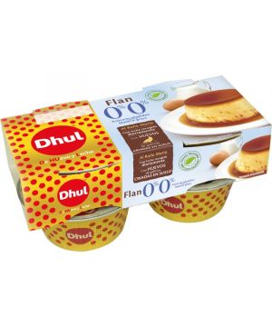 Flan Dhul Huevo O% Azucar AÑad.0% Materia Grasa P-4x100 Gr.