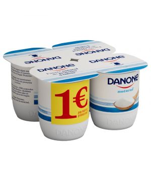 Yogur Danone Natural Pack 4 X 120 Grs
