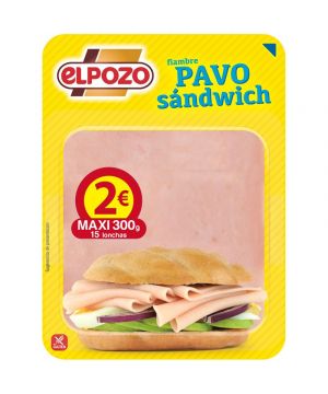 Pavo Sandwich Elpozo 270 Grs