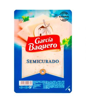 Queso Garcia Baquero Lonchas Semicurado 200 Grs