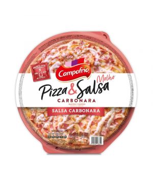 Pizza Campofrio Carbonara Masa Fina Con Salsa 360 Grs