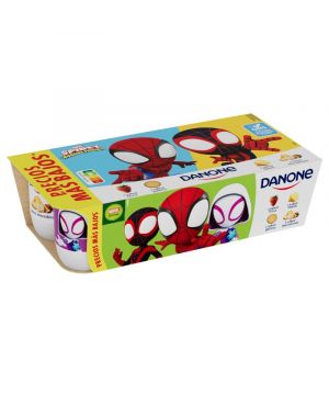 Yogur Danone Sabor Fresa/Ma Cedonia/Limon/Galleta P-8X120Gr