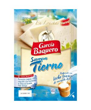 Queso Garcia Baquero Tierno Lonchas 150 Grs