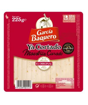 Queso Ya Cortado Curado Garcia Baquero 225 Grs