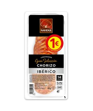 Chorizo Navidul Gran Seleccion Lonchas 40 Grs