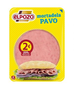 Mortadela Pavo Elpozo Lonchas 225 Grs