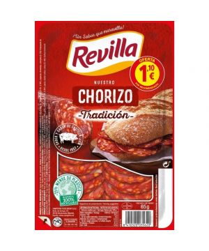 Chorizo Revilla Tradicion Lonchas 65 Grs