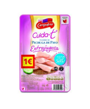 Pechuga De Pavo Extrajugosa Cuidate+ Campofrio 65 Grs