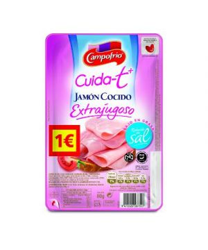 Jamon Cocido Extrajugoso Cuidate+ Campofrio 65 Grs