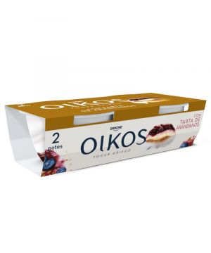 Yogur Danone Oikos Tarta De Arandanos Pack 2 Unds X 110 Grs