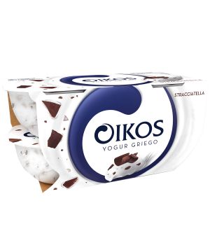 Yogur Danone Oikos Stracciatella Pack-4 X 110Grs