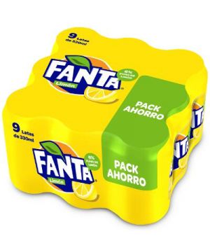 Fanta Limon Lata 33 Cl. Pack 9 Unds