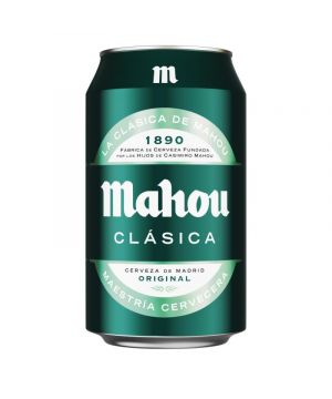 Cerveza Mahou Clasica Lata 33 Cl.