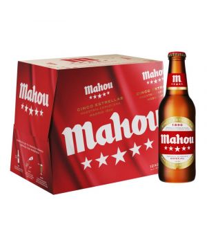 Cerveza Mahou 5 Estrellas 25 Cl. Pack 12 Unds