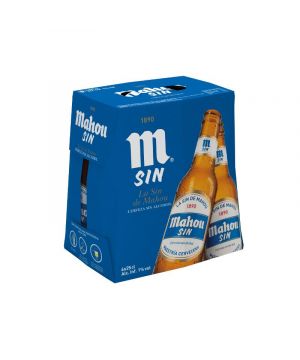 Cerveza Mahou Sin Alcohol 25 Cl. Pack 6 Unds
