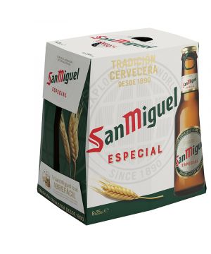 Cerveza San Miguel 25 Cl. Pack 6 Unds