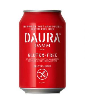 Cerveza Damm Daura S/Gluten Lata 33 Cl.