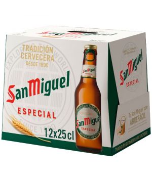 Cerveza San Miguel 25 Cl. Pack 12 Unds