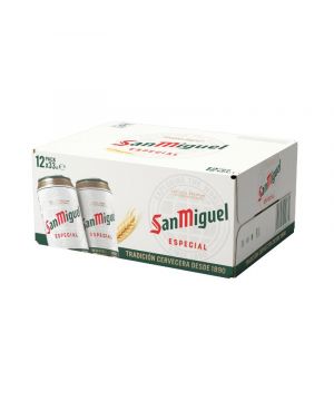 Cerveza San Miguel Lata 33 Cl. Pack 12 Unds