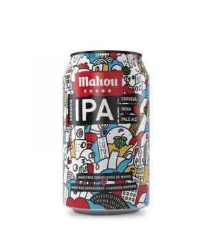 Cerveza Mahou 5 Estrellas Ipa Lata 33 Cl.