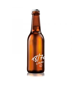 Cerveza La Rubia 18/70 Botellin 33 Cl.