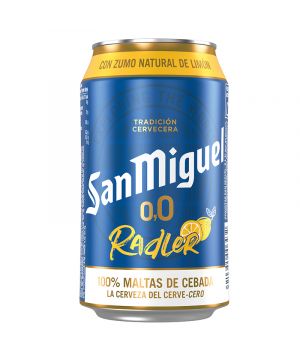 Cerveza San Miguel 0,0% Limon Lata 33 Cl.