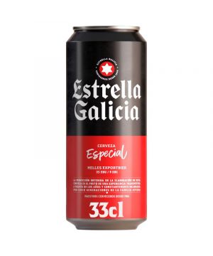 Cerveza Estrella Galicia Especial Lata 33 Cl.
