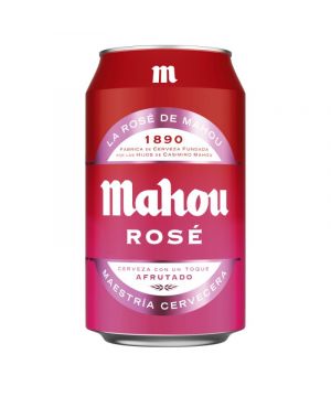 Cerveza Mahou Rose Lata 33 Cl.