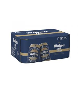 Cerveza Mahou 0,0 Tostada Lata 33 Cl. Pack 12 Und.