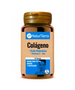 Colageno + Acido Hialuronico Naturtierra 30 Caps 21 Gr.