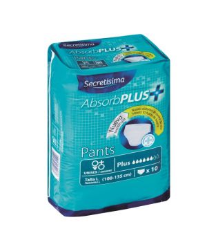 Pants Secretisima Absorbplus+ Talla L 10 Unds.