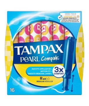 Tampax Compak Pearl Regular 16 Unds