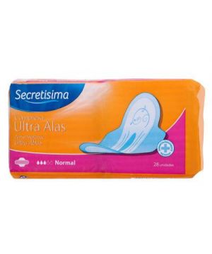 Compresa Secretisima Ultra Anatomica Alas 28 Unds