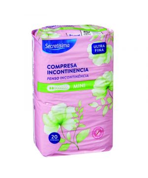 Compresa Secretisima Incontinencia Ultrafina Mini 20 Unds