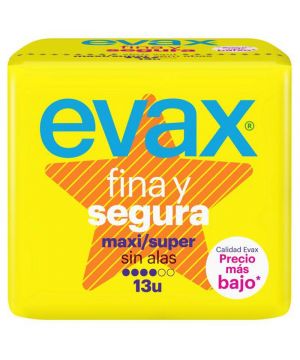 Compresa Evax Fina Segura Maxi 13 Unds