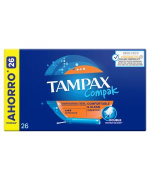 Tampax Compak Superplus 26 Unds