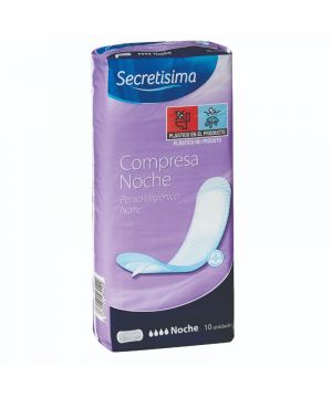 Compresa Secretisima Noche 10 Unds