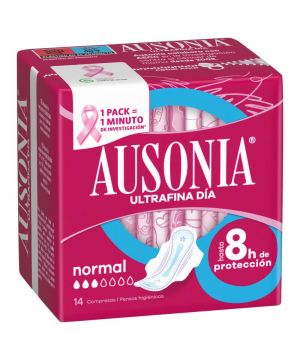 Compresa Ausonia Con Alas Normal 14 Unds