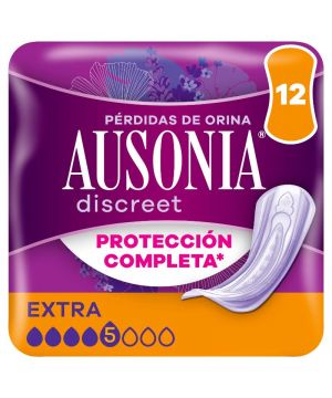 Compresa Ausonia Discreet Extra 12 Unidades