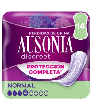 Compresa Ausonia Discreet Normal 14 Unidades