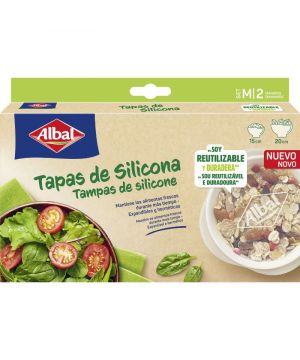 Tapas Albal Silicona Set 2 Tamaños