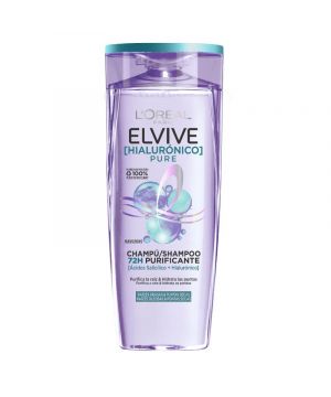 Champu Elvive Pure Hyaluronico 380 Ml.