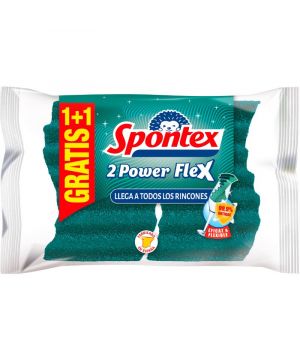 Estropajo Spontex Power Flex Pack 1+1 Gratis