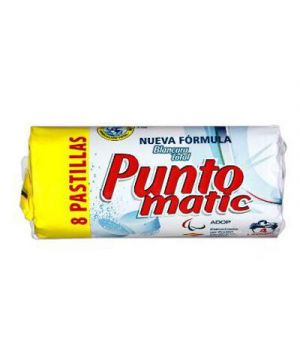 Detergente Puntomatic Blanco 8 Pastillas 4 Dosis