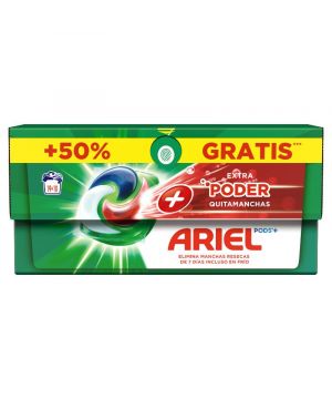 Detergente Ariel Pods Quitamanchas 19+8 (40%Gratis)