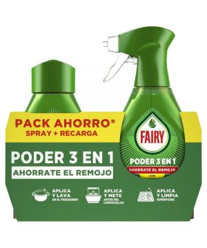 Lavavajillas Fairy Mano Limon 2X500 Ml.