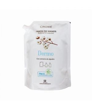 Recambio Jabon De Manos Crowe Dermo Doypack 1 Litro.